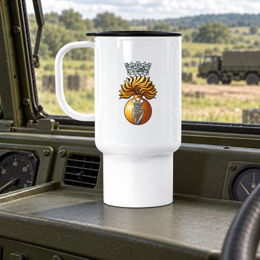 Royal Irish Fusiliers - Travel Mug | The Crafty Black Dog