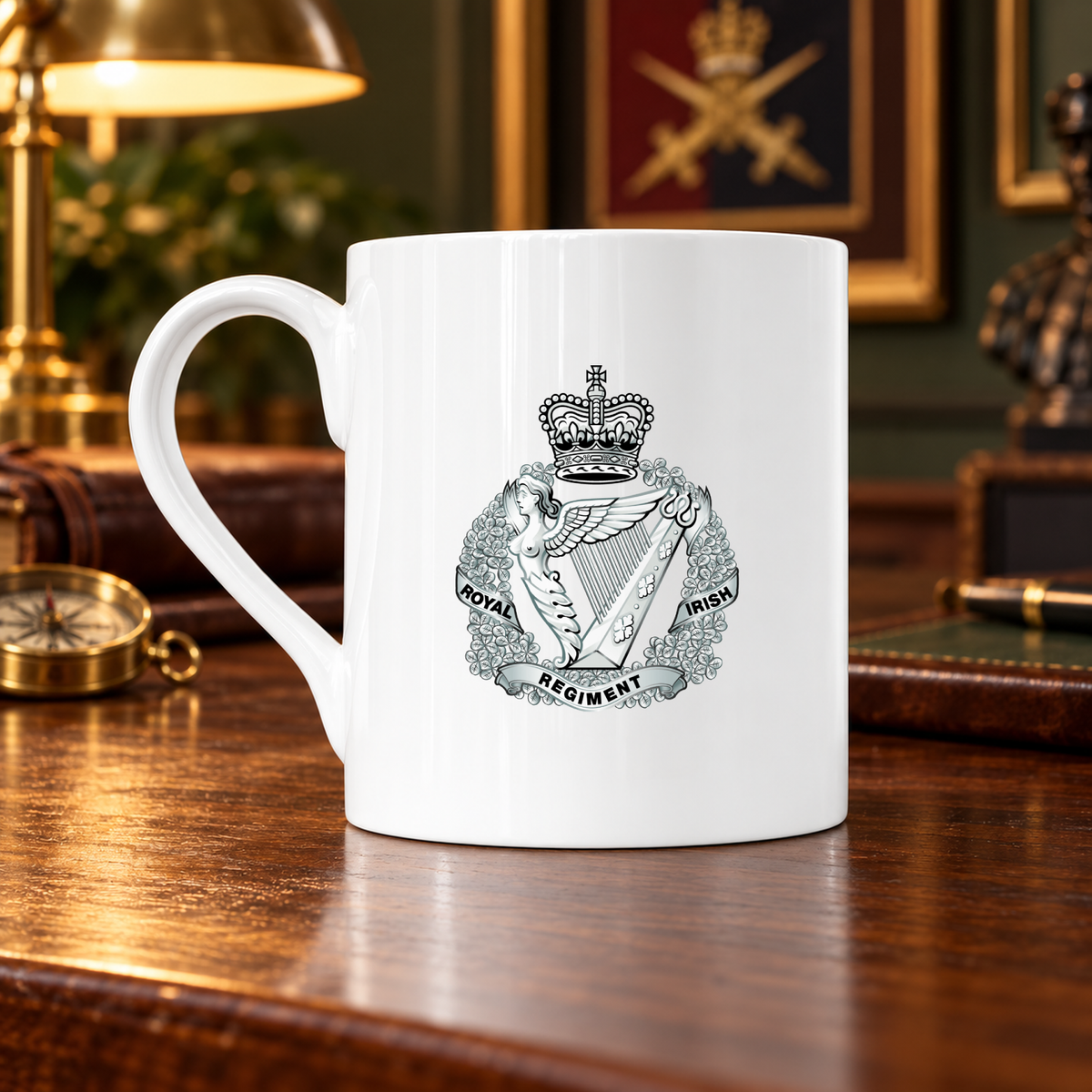 Royal Irish Regiment - Bone China Mug | The Crafty Black Dog