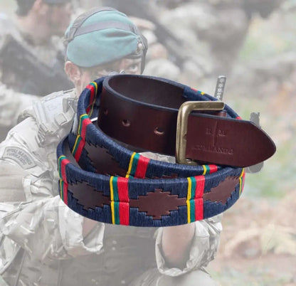 Royal Marines Leather Polo Belt