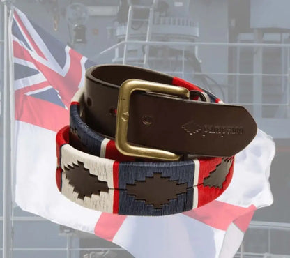 Royal Navy Leather Polo Belt