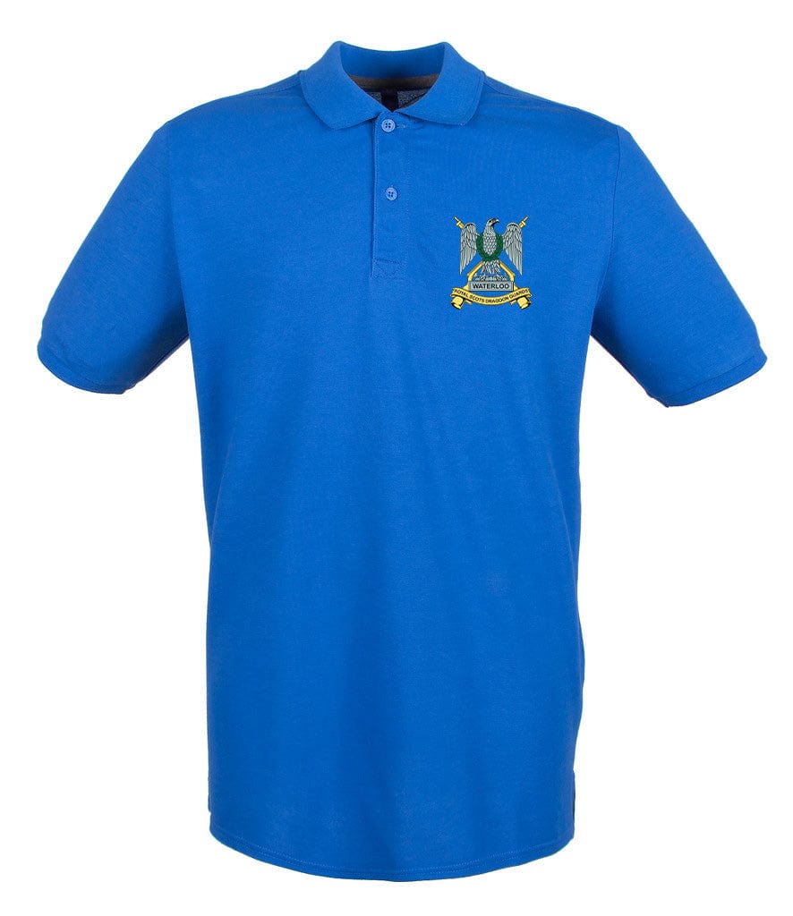 Royal Scots Dragoon Guards Embroidered Pique Polo Shirt