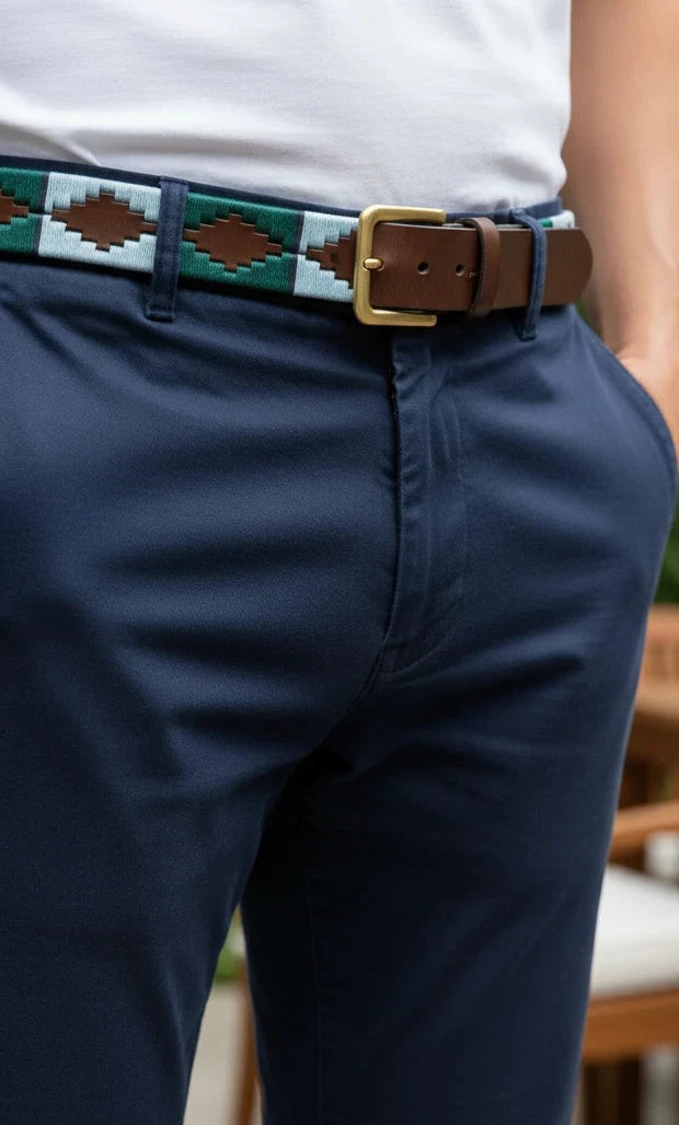 Royal Signals Leather Polo Belt | Pampeano
