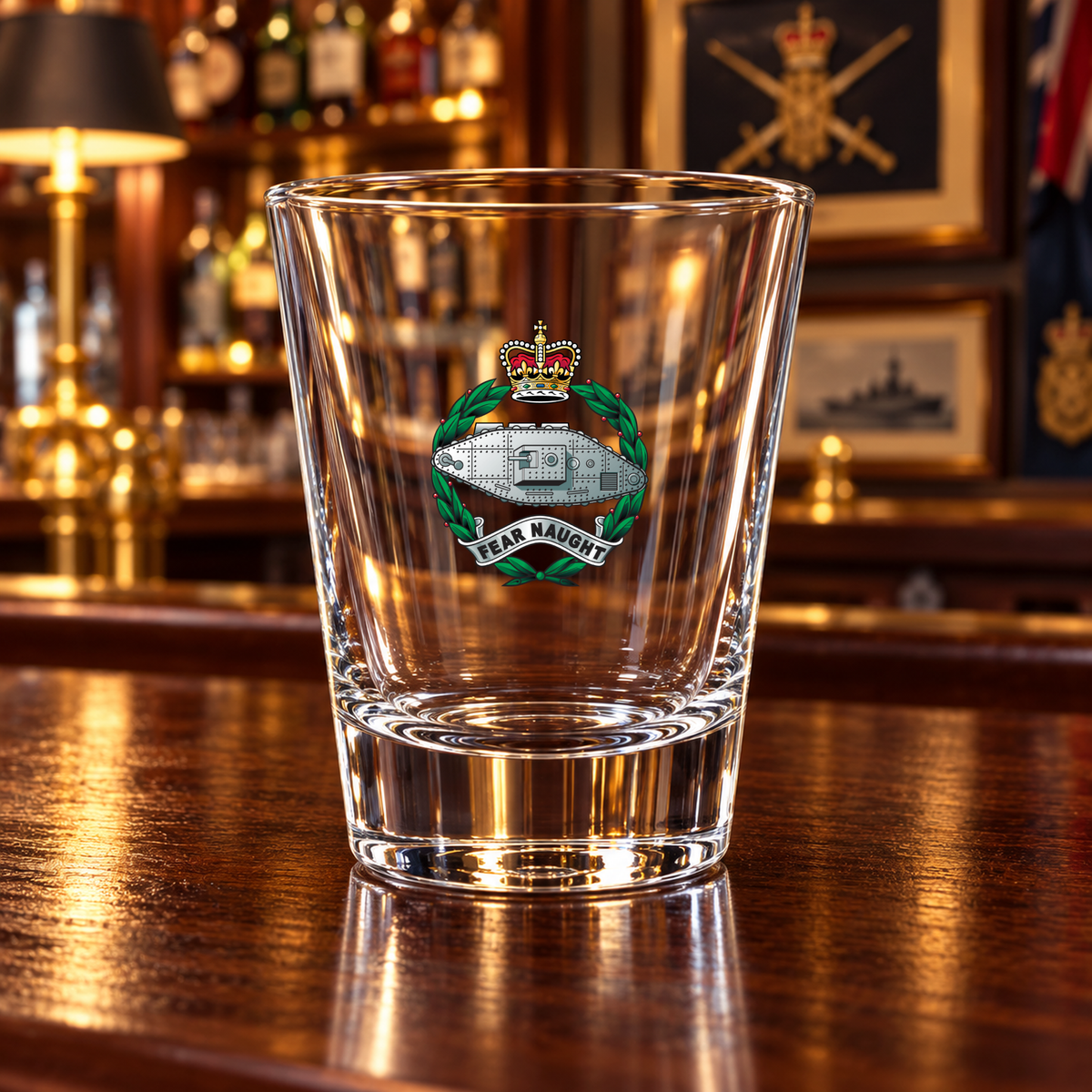 Royal Tank Regiment - Shot Glasses | The Crafty Black Dog — Frosted_Shot_Glass_Military_Bar_Smart_Object copy