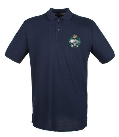 Royal Tank Regiment RTR Embroidered Pique Polo Shirt