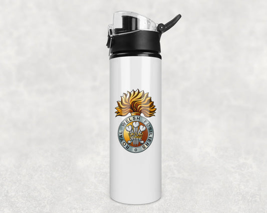 Royal Welsh Fusiliers - Flip Top Water Bottle