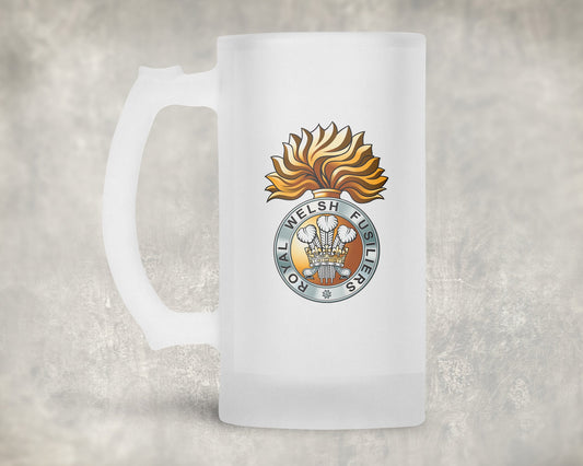 Royal Welsh Fusiliers - Frosted Stein