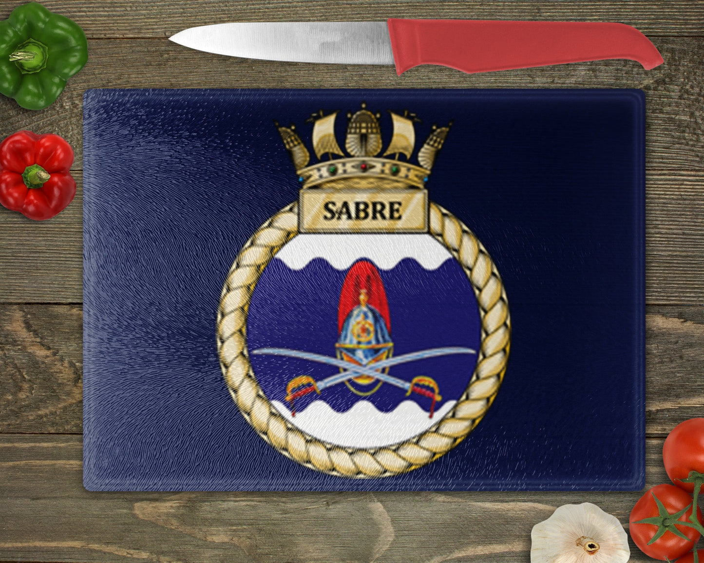 HMS Sabre - Cutting Board