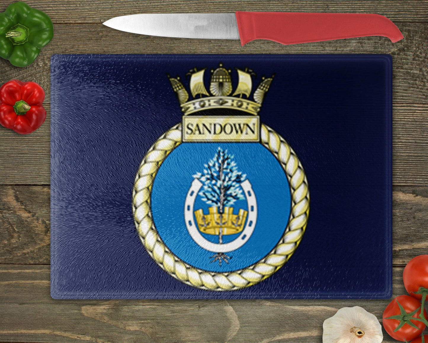 HMS Sandown - Cutting Board