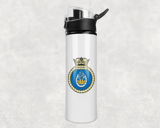 HMS Sandown - Flip Top Water Bottle
