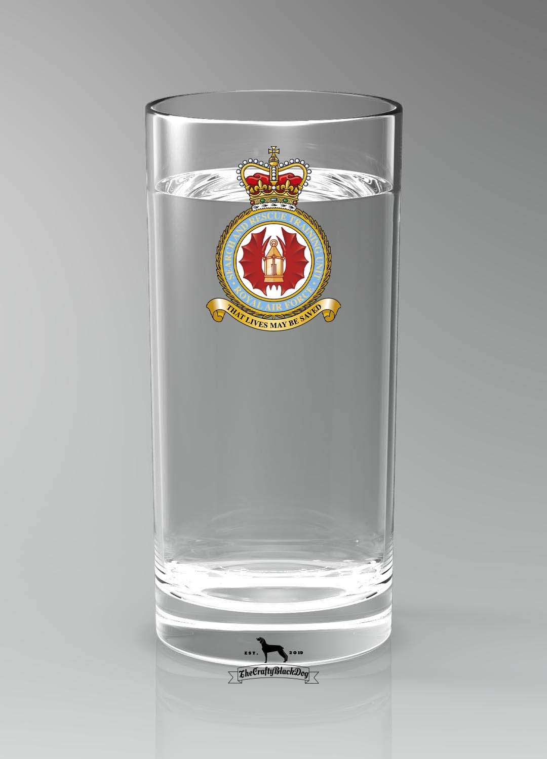 Search and Rescue Training Unit RAF - Straight Gin/Mixer/Water Glass