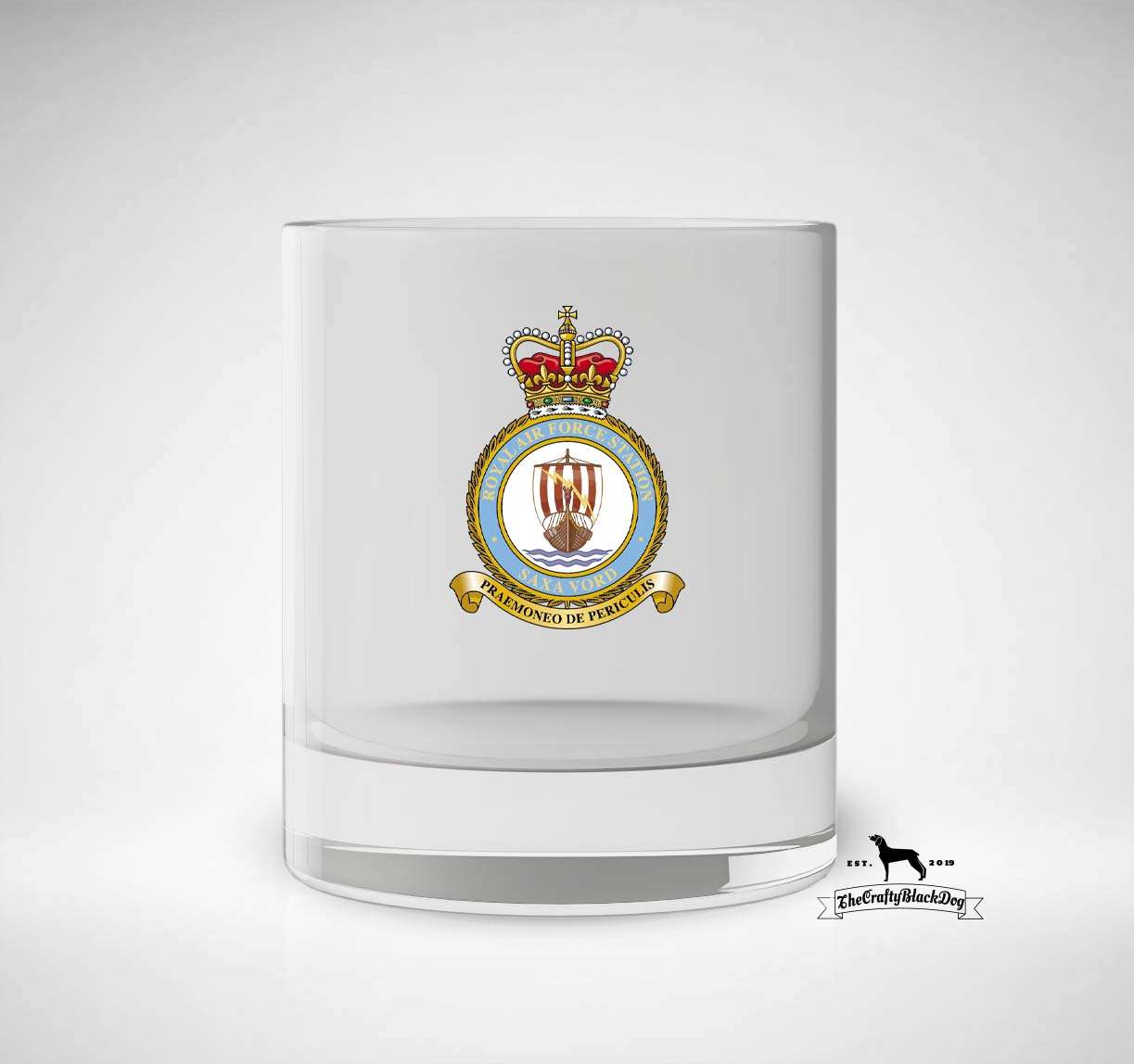 RAF Saxa Vord - Whiskey/Spirit Glass