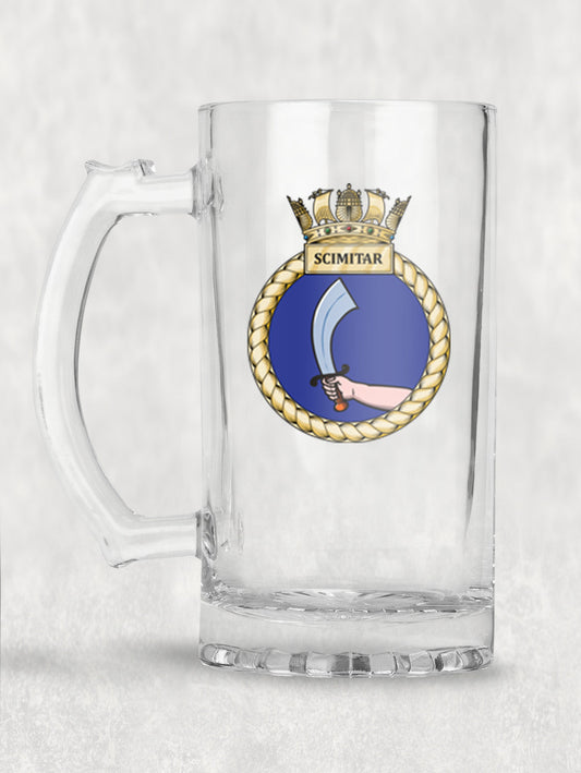 HMS Scimitar - Tankard/Beer Mug/Stein