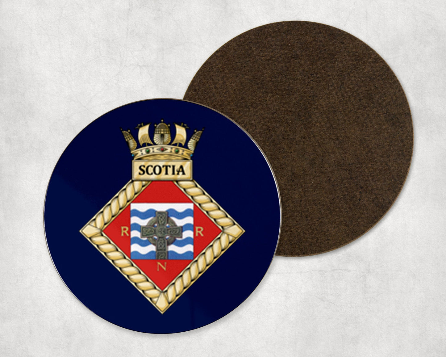 HMS Scotia - Round Coaster Set