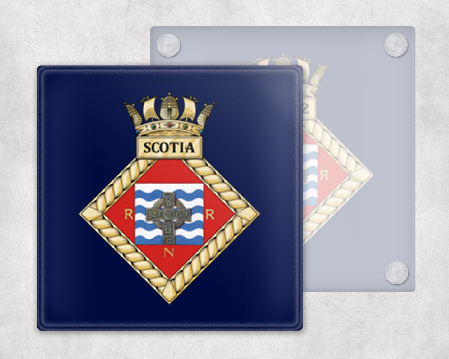 HMS Scotia - Glass Coaster