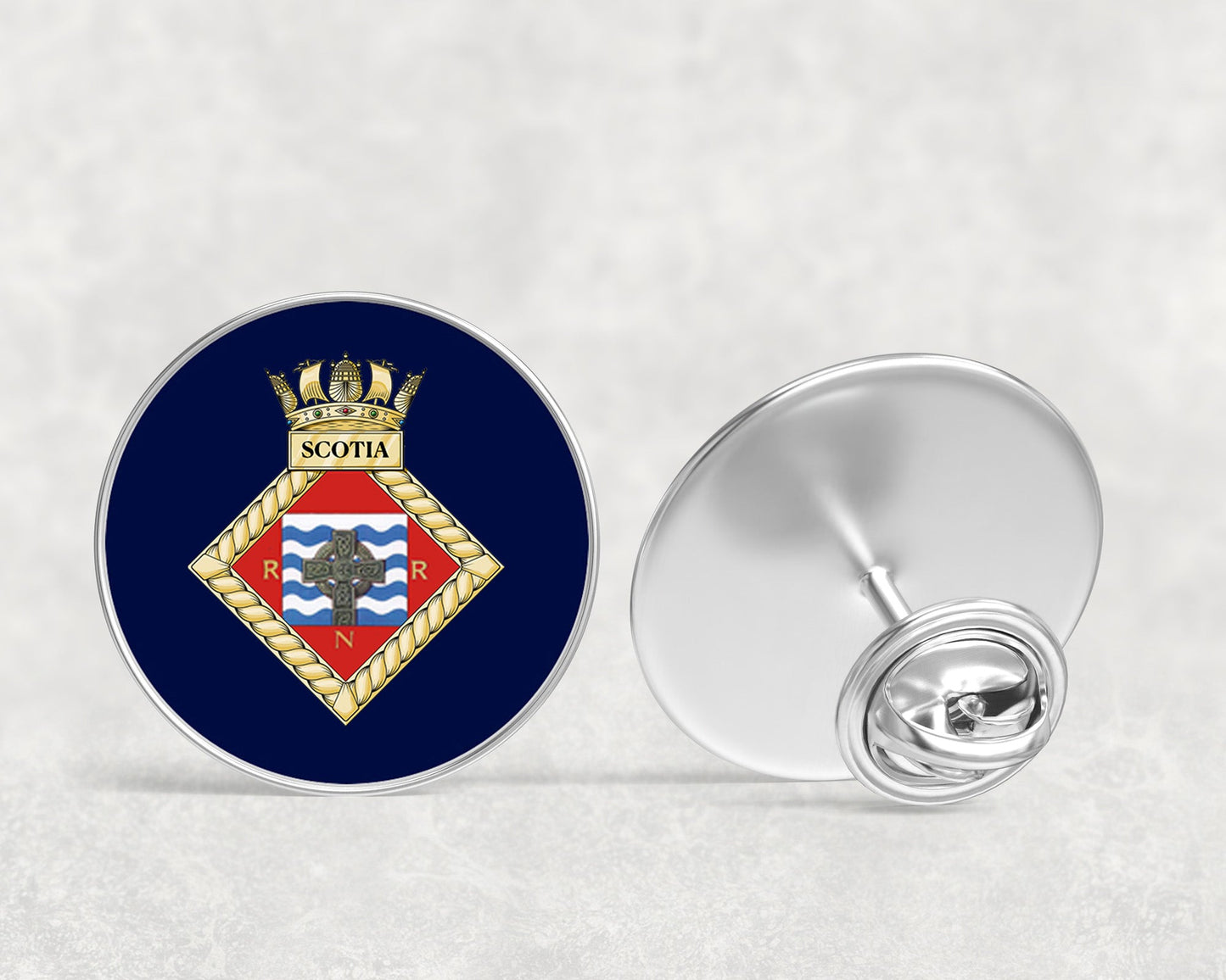 HMS Scotia - Lapel Pin