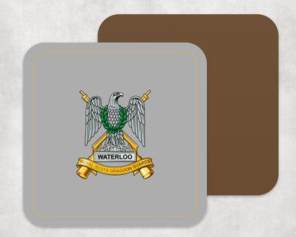 Scots Dragoon Guards - Placemat â€” L Grey Coaster_ADADAD_Gold_Border_Smart_Object copy
