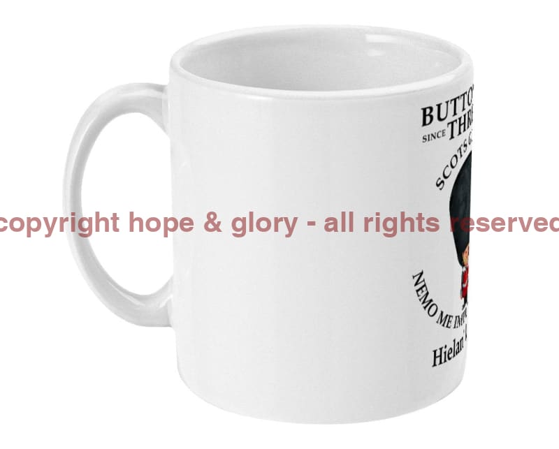 Scots Guards Buttons in Three's Ceramic Mug