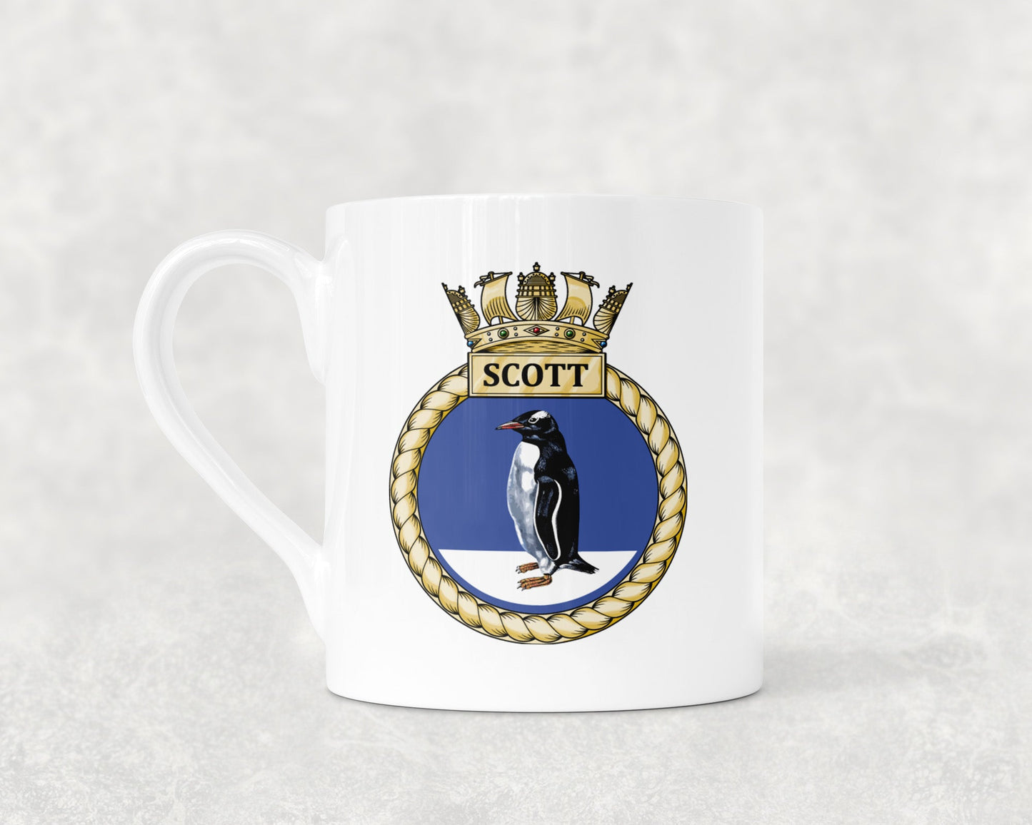 HMS Scott - Bone China Mug