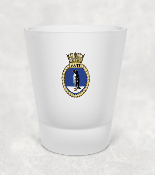 HMS Scott - Shot Glass