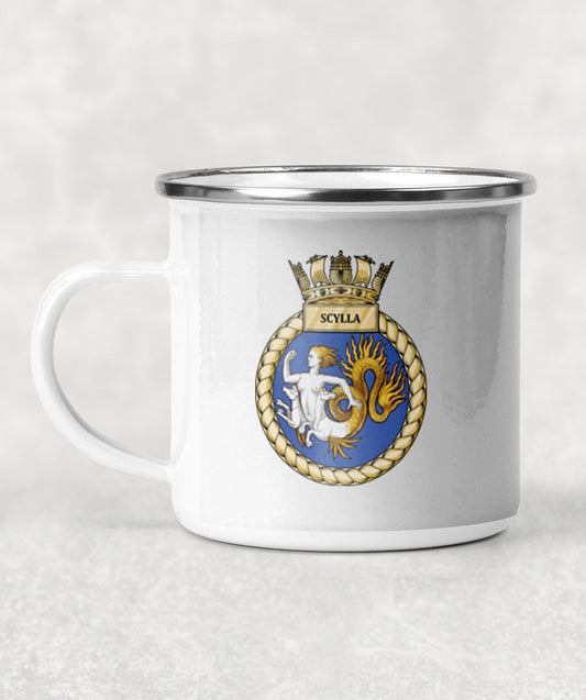 HMS Scylla - Enamel Mug
