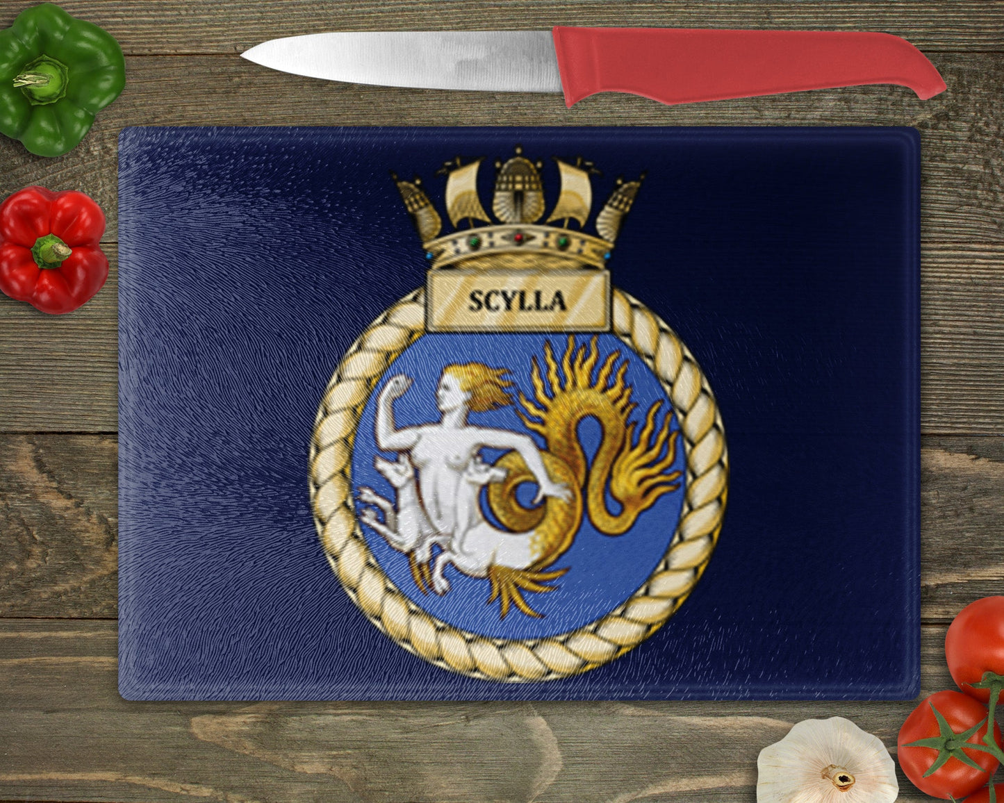 HMS Scylla - Cutting Board