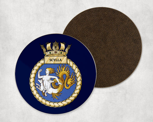 HMS Scylla - Round Coaster Set