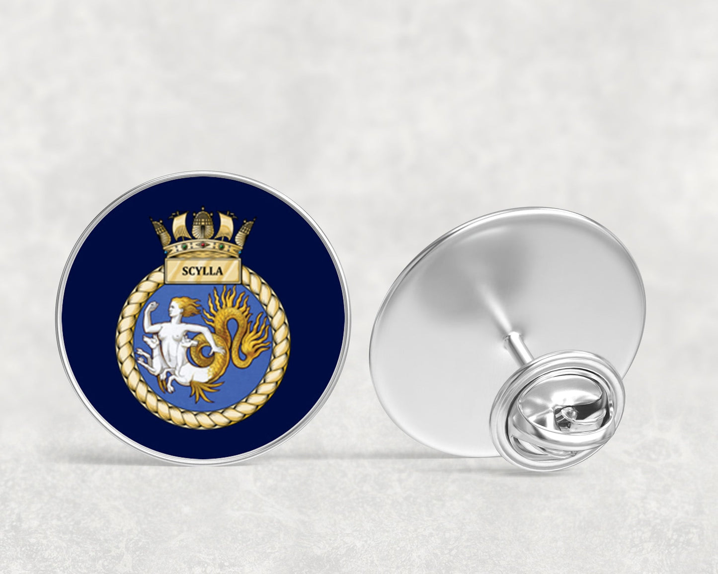 HMS Scylla - Lapel Pin