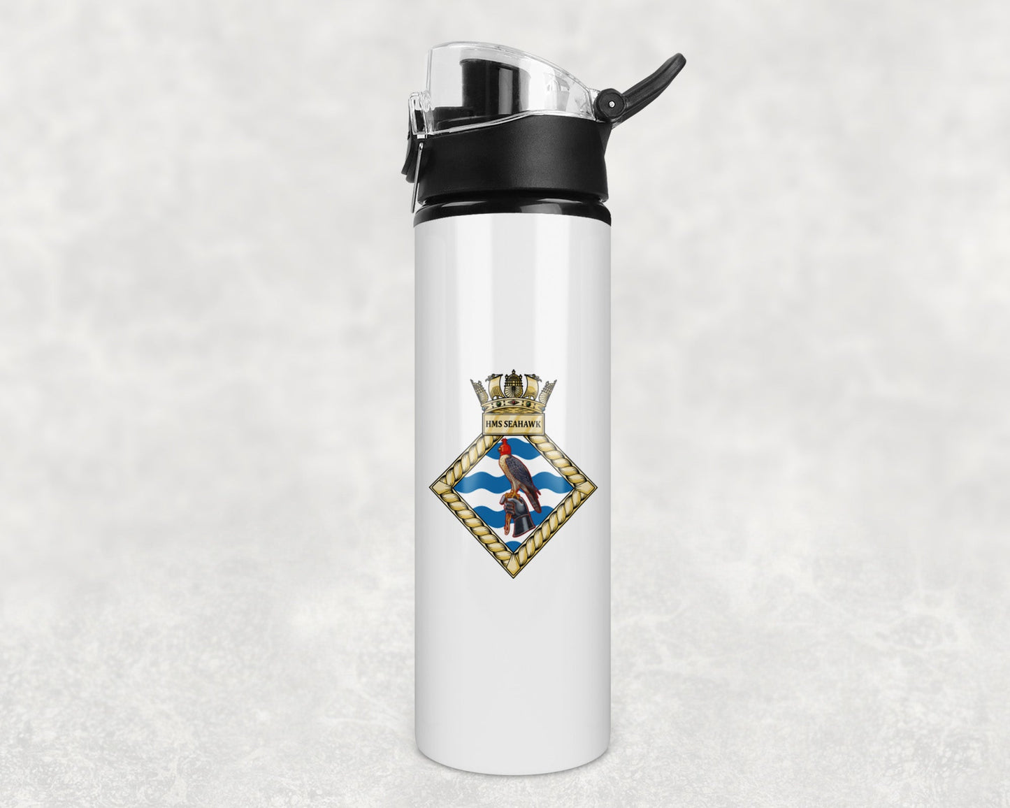 HMS Seahawk - Flip Top Water Bottle