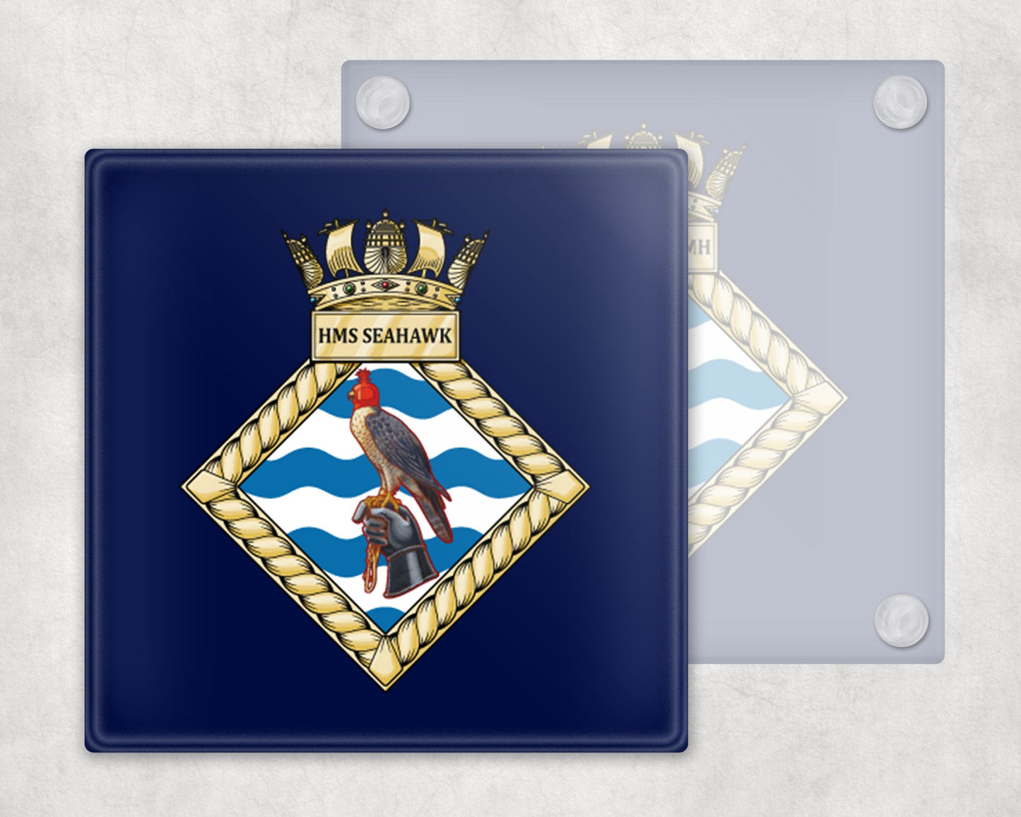 HMS Seahawk - Glass Coaster