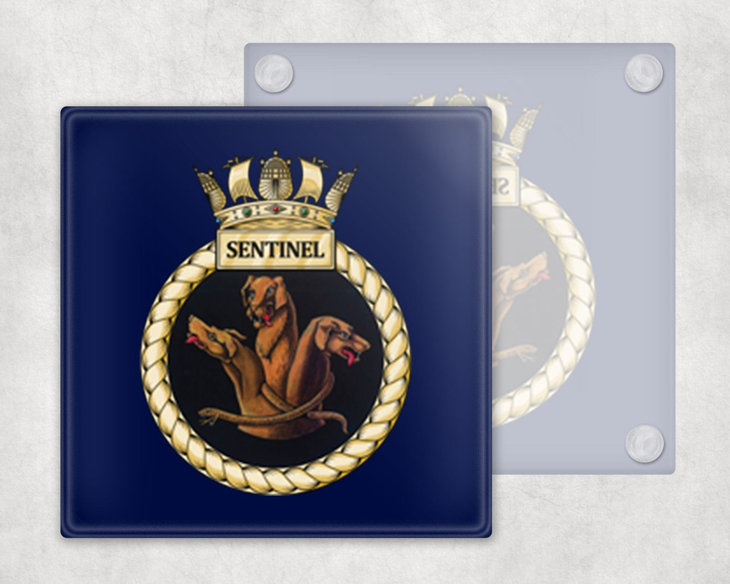 HMS Sentinel - Glass Coaster