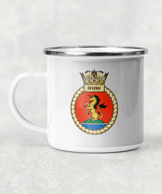HMS Severn - Enamel Mug