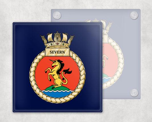 HMS Severn - Glass Coaster