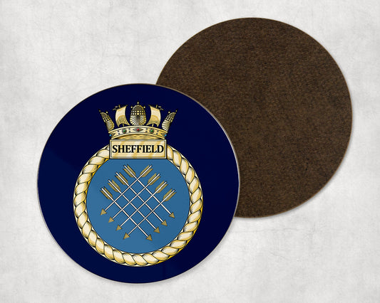 HMS Sheffield - Round Coaster Set