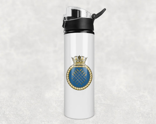 HMS Sheffield - Flip Top Water Bottle