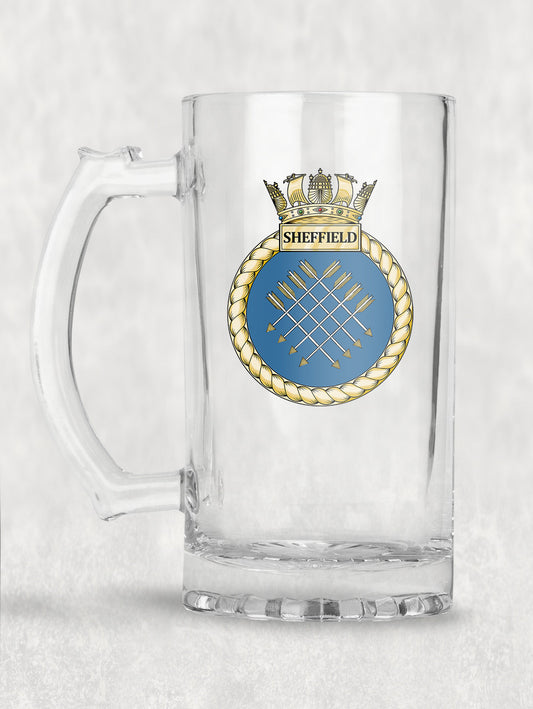 HMS Sheffield - Tankard/Beer Mug/Stein