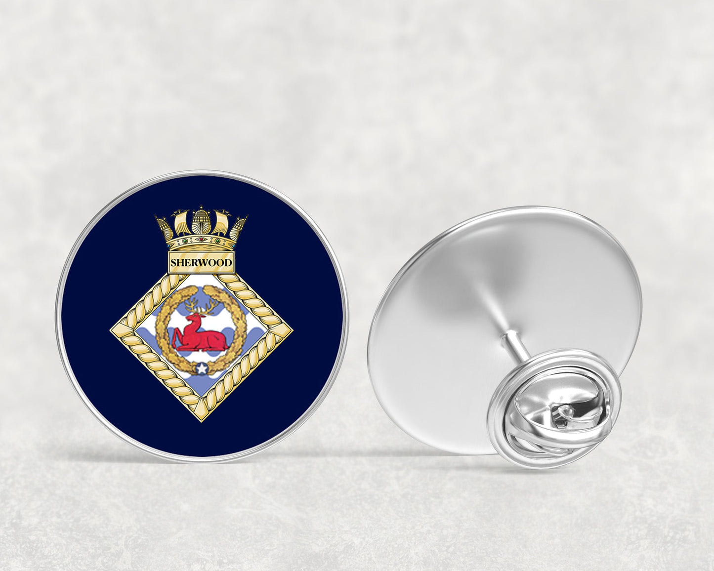 HMS Sherwood - Lapel Pin