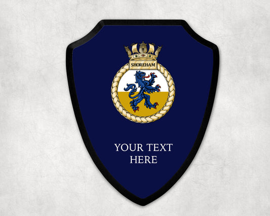 HMS Shoreham - Royal Navy Printed Wall Shield