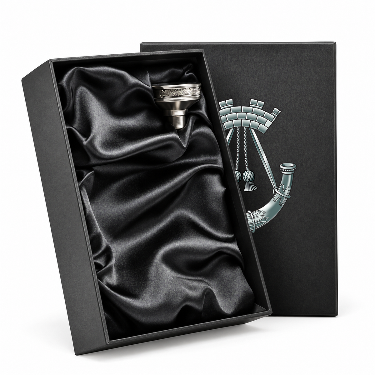 Somerset & Cornwall Light Infantry - Hip Flask | The Crafty Black Dog â€” Hip_Flask_Rear_Lid_SHOPIFY_Smart_Object