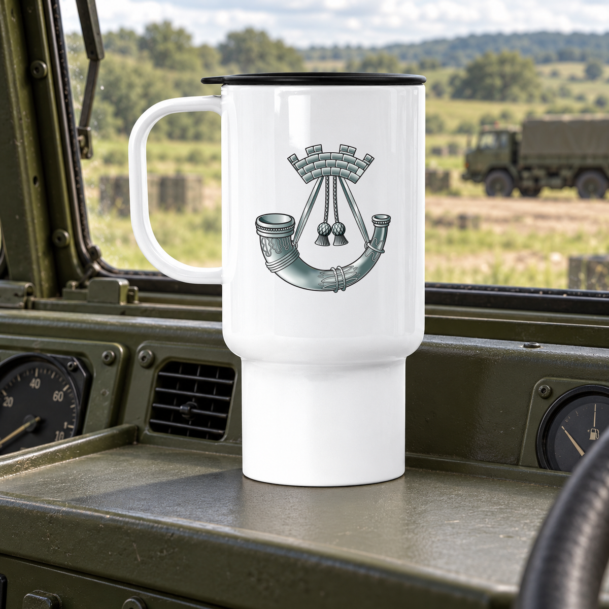 Somerset & Cornwall Light Infantry - Travel Mug | The Crafty Black Dog