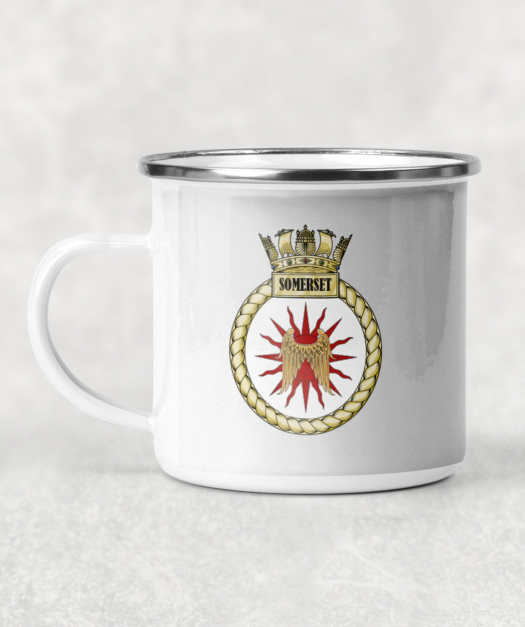 HMS Somerset - Enamel Mug