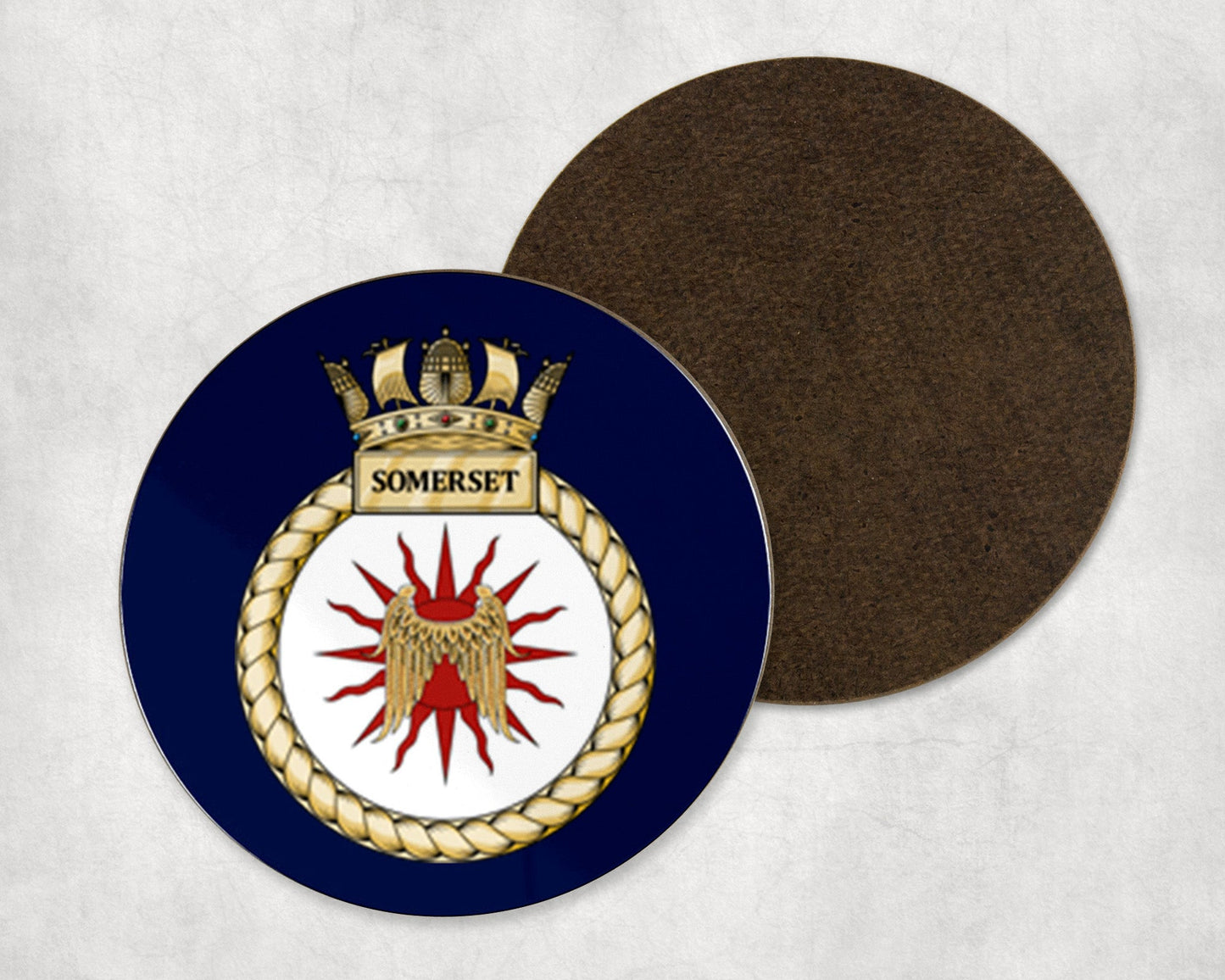 HMS Somerset - Round Coaster Set