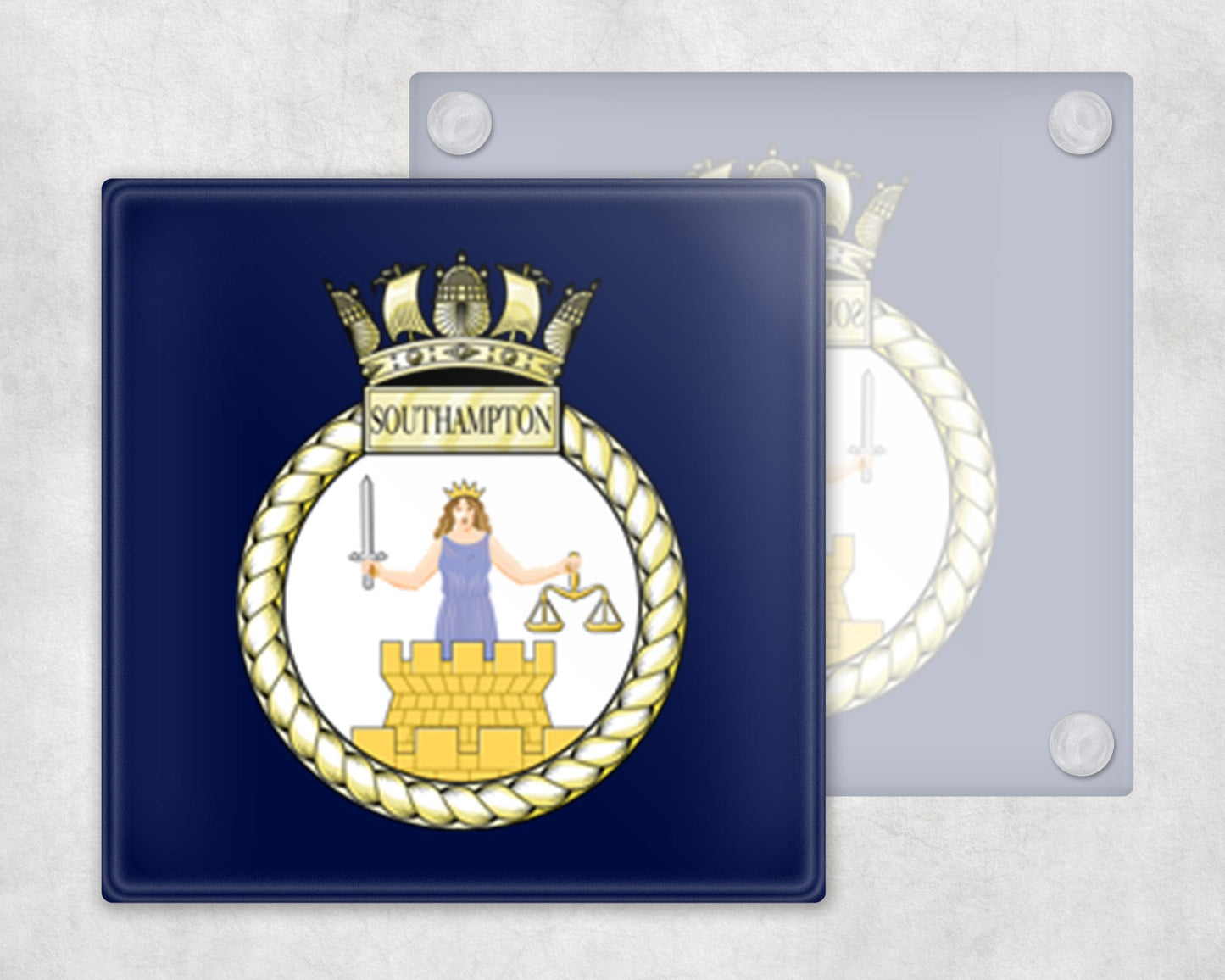 HMS Southampton - Glass Coaster