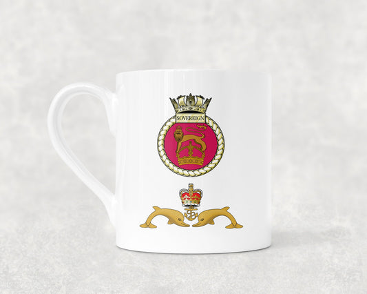 HMS Sovereign - Bone China Mug