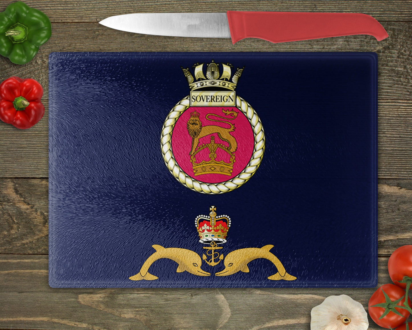 HMS Sovereign - Cutting Board