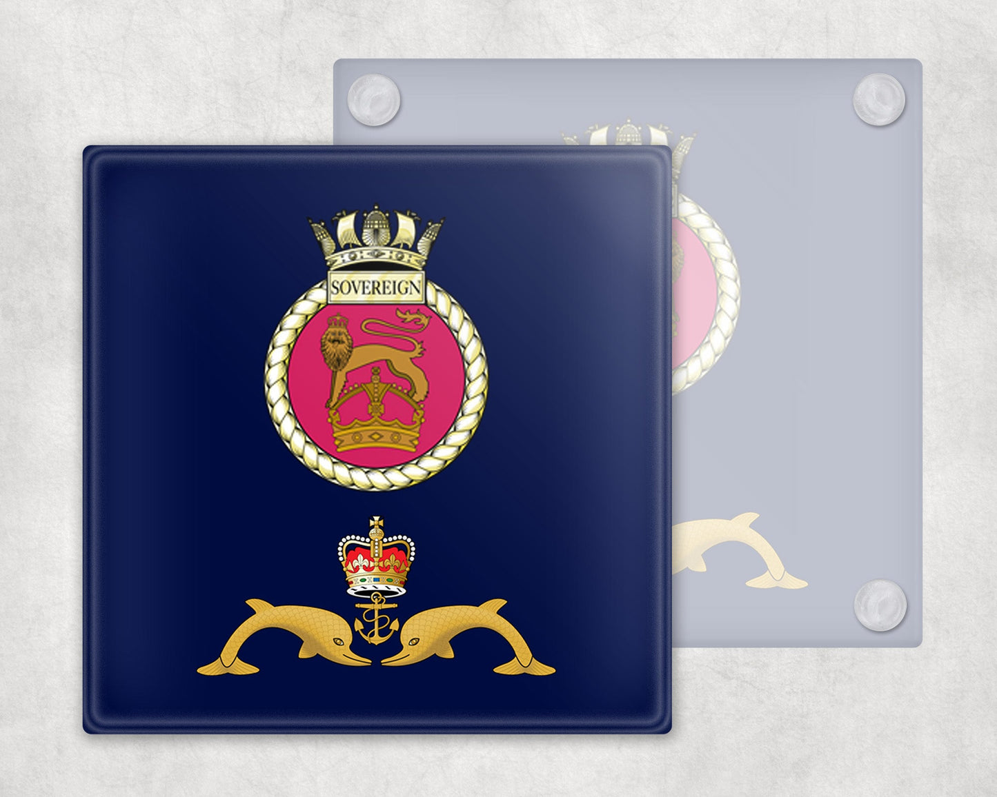 HMS Sovereign - Glass Coaster