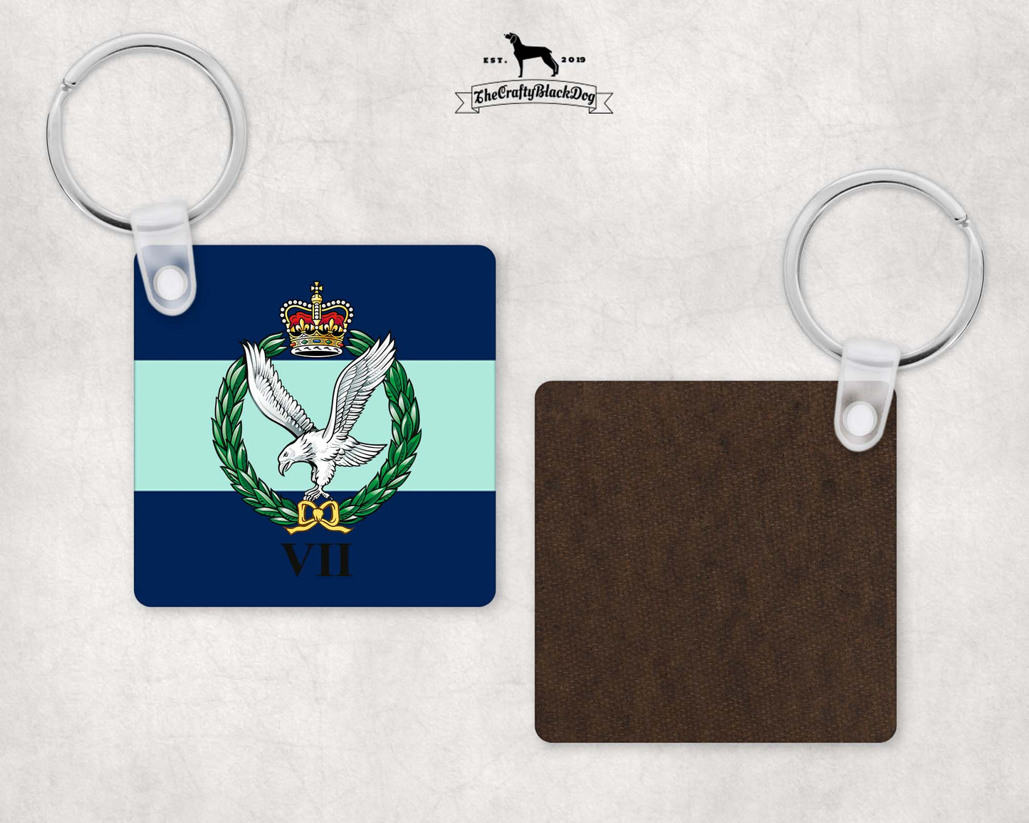7 Army Air Corps - Square Key Ring