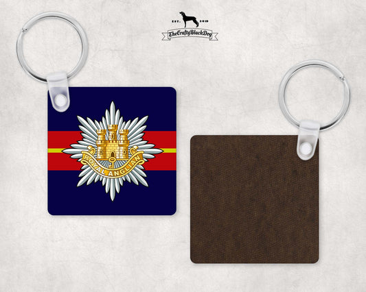 Royal Anglian Regiment - Square Key Ring