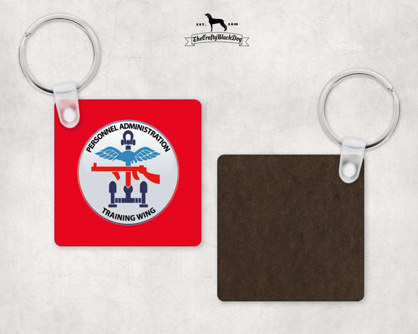 Personnel Administration Training Wing (PATW Worthy Down) - Square Keyring