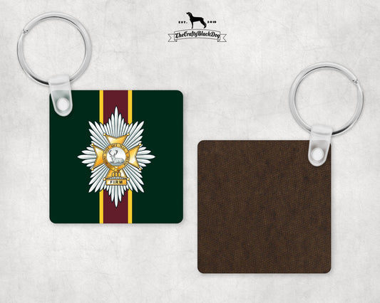 Worcestershire and Sherwood Foresters Regiment - Square Keyring