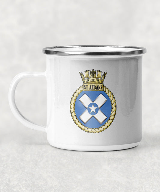 HMS St Albans - Enamel Mug